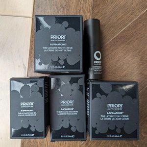 Set of (5) PRIORI Adaptive Skincare R-Spinasome The Ultimate Regimen